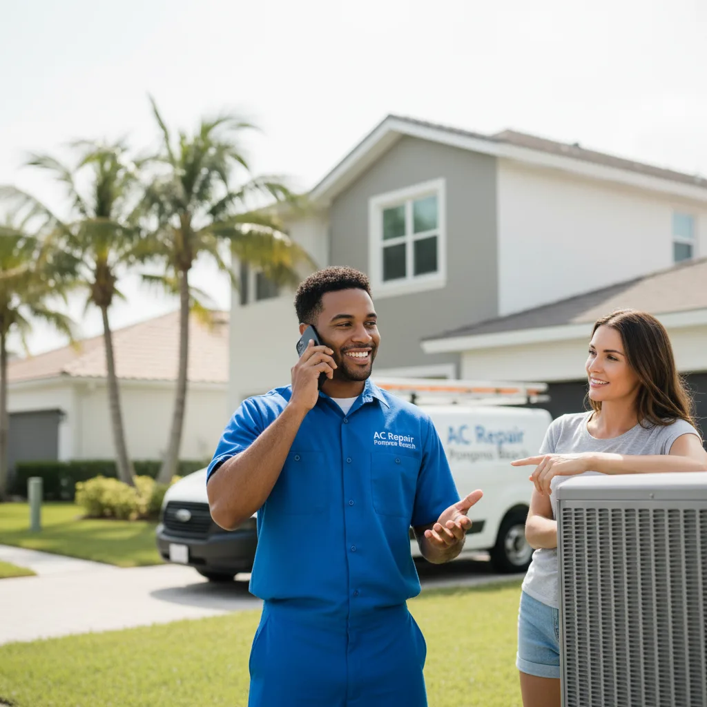 AC Repair Pompano Beach customer support in Moody